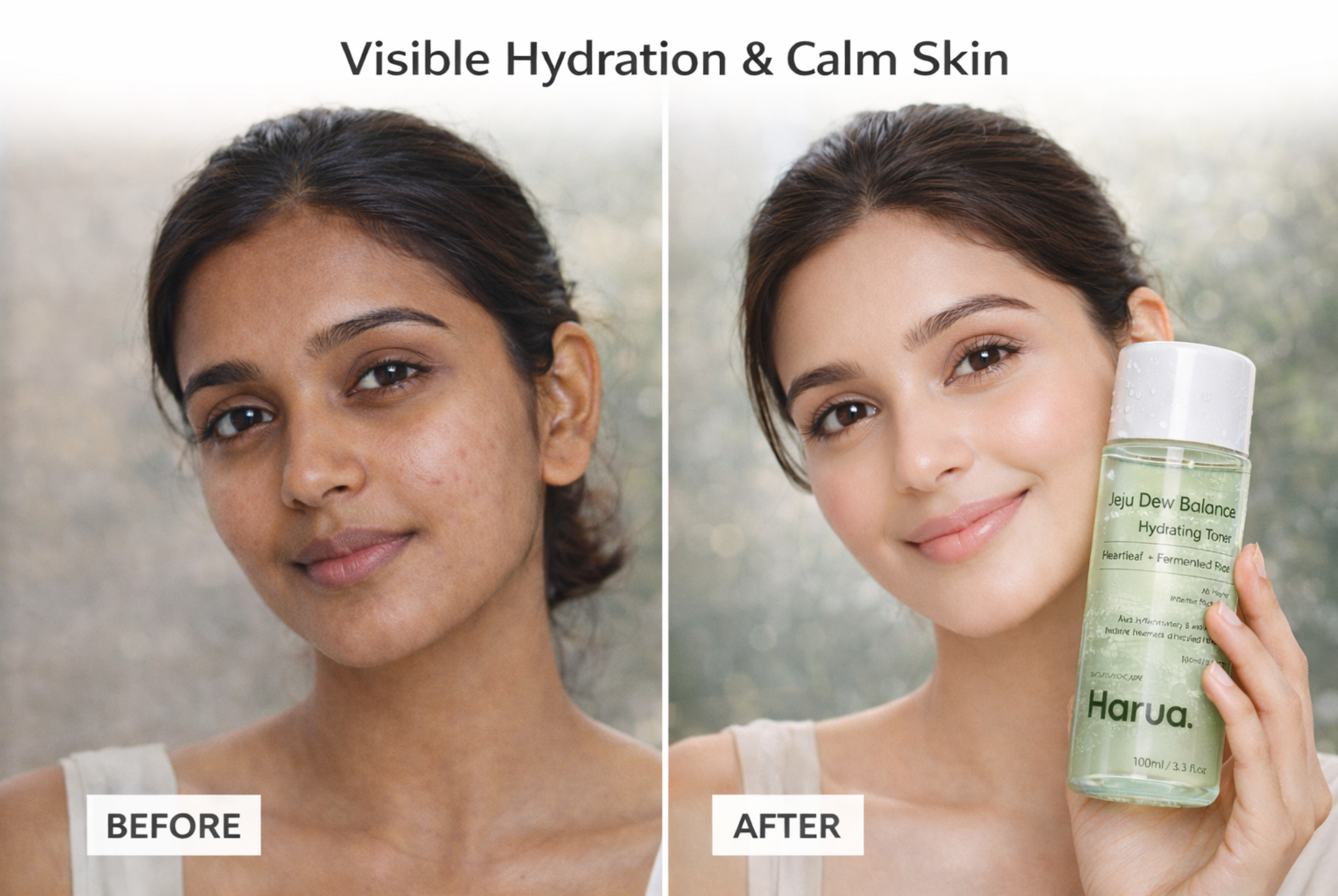 Harua Jeju Dew Balance Hydrating Toner | Heartleaf + Fermented Rice